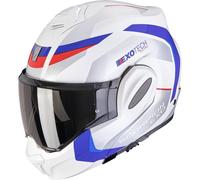 Casco Scorpion Exo-Tech Evo Pro Acuti Blanco-azul-rojo L