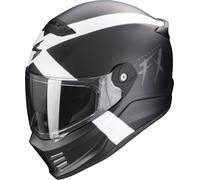 Scorpion Covert FX Gallus, casco integral XL male Mate Negro/Blanco