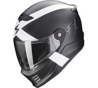 Scorpion Covert FX Gallus Casco, negro mate/blanco, Talla XL (60/61)