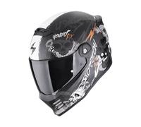 Scorpion Covert FX Skullz Negro Mate-Gris-Oro S