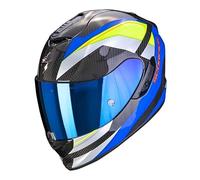 Scorpion EXO-1400 Air Carbon Legione - Casco integral para moto, homologado ECE 22.06, carbono ligero con visera transparente incluida (XS)