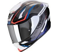 Scorpion Exo-1400 Evo 2 Air Accord Casco, negro-blanco-azul, tamaño M para Hombres