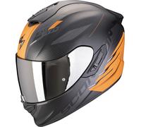 Scorpion Exo-1400 Evo 2 Air Luma Casco, negro mate/naranja, Talla XXL (63/64)