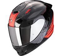 Scorpion Exo-1400 Evo 2 Air Luma Casco, negro-rojo, tamaño 2XL para Hombres
