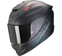 Scorpion Exo-1400 Evo 2 Air Luma Casco, negro-verde, tamaño 2XL para Hombres