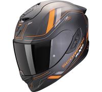 Scorpion Exo-1400 Evo 2 Carbon Air Mirage Casco, negro-naranja, tamaño 2XL para Hombres