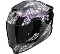 Scorpion EXO-1400 Evo Air II Fantasy, casco integral M male Negro/Weiss/Lila
