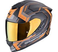 Scorpion EXO-1400 Evo Air II Linart, casco integral L male Mate Negro/Naranja/Gris