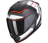 Scorpion EXO-1400 Evo Air Vittoria Casco, negro-rojo, tamaño L para Hombres