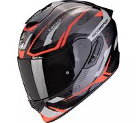 Casco Scorpion Exo-1400 Evo 2 Air Accord : Color - Gris y rojo, Tallas Cascos - XS Gris y rojo XS