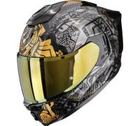 Scorpion Exo-1500 Air Apus Casco integral, negro-gris-oro, tamaño 2XL para Hombres
