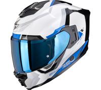 Scorpion Exo-1500 Air Arena Casco integral, blanco/azul/negro, Talla XL (61/62)