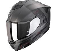 Scorpion Exo-1500 Air Dual Casco integral, negro-gris-rojo, tamaño L para Hombres