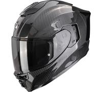 Scorpion EXO-1500 Carbon Air Casco Integral de Fibra de Carbono Ultra TCT Negro. ECE 22.06, Visera Transparente + Ahumado, Pinlock MaxVision, AirFit, Interiores KwikWick3 (XS)