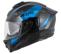 Scorpion EXO-1500 Carbon Air Platted Casco Integral Negro/Azul XS unisex