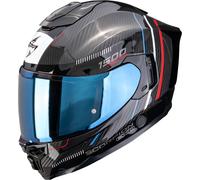 SCORPION Cascos Exo-1500 Carbon Air Zity Black / Red / Blue XXL