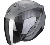 Scorpion, Exo-230, Cajas De Jet Y Demi-Jet, Matt Cement Grey-Black, L, Admirador Unisex
