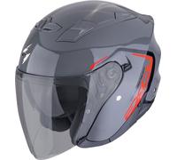 Scorpion Exo-230 CIT-E Casco Jet, gris/rojo, Talla S (55/56)