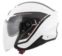 Scorpion Exo-230 Fenix Casco jet Blanco/Negro XS unisex