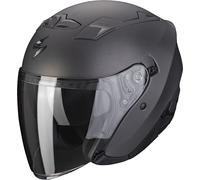 Scorpion EXO-230 Solid Casco Jet, negro-gris, tamaño XS 54 55 para Hombres