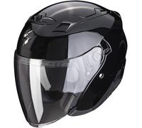 Scorpion EXO-230 Solid Casco Jet, negro, tamaño XS 54 55 para Hombres