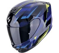 Scorpion EXO-391 Aaxo Casco, negro-azul-amarillo, tamaño 2XL para Hombres