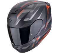 Scorpion EXO-391 Aaxo Casco, negro mate/rojo, Talla S (55/56)