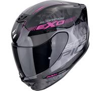 Scorpion EXO-391 Ava Casco, negro-rosa, tamaño XS para Hombres