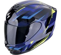 Scorpion EXO-391 Captor, casco integral XL male Negro/Azul/Amarillo Neón