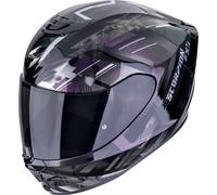 Scorpion EXO-391 Clutter, casco integral XS male Negro/Plata/Lila/Verde