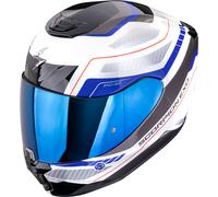 Scorpion Casco integral Exo-391 Leo negro, blanco y azul Talla L para hombre