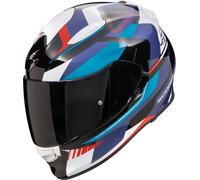 Scorpion EXO-491 Abilis Casco, negro-rojo-azul, tamaño S para Hombres