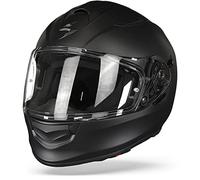 Scorpion, Exo-491, Cascos De Motocicleta Completos, Negro Mate, L, Admirador Unisex