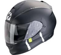 Scorpion EXO-491 Code, casco integral XS male Negro Mate/Plata