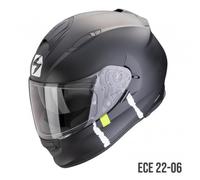 SCORPION EXO-491 CODE NEGRO MATE ECE 22.06 - Color: NEGRO, Talla: Talla 2XL