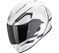 Scorpion Exo-491 Kripta Casco, Blanco/Negro, Talla XL (61/62)