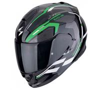Scorpion EXO-491 Kripta, casco integral M male Negro/Verde/Weiss