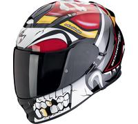 Scorpion EXO-491 Pirate, casco integral S male Rojo
