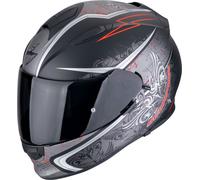 Scorpion EXO-491 Run, casco integral S male Mate Negro/Gris/Rojo