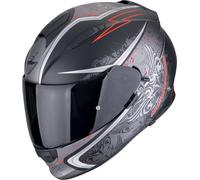 Scorpion EXO-491 Run Casco, negro-rojo, tamaño M para Hombres