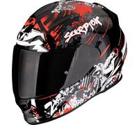 Scorpion EXO-491 Spector, casco integral M female Negro/Rojo/Blanco