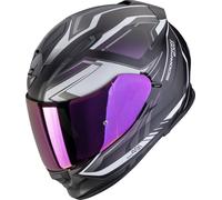 Scorpion Exo-491 Zumo Casco integral, Negro/Blanco, Talla S (55/56)