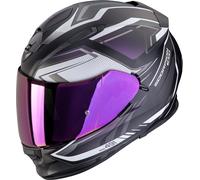 Scorpion EXO-491 Zumo, casco integral S female Mate Negro/Gris/Verde Oscuro/Lila