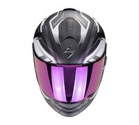 Scorpion Exo-491 Zumo Casco integral, negro-blanco, tamaño XS para Hombres