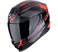 Scorpion EXO 520 Air Casco Lena, negro-rojo, tamaño S para Hombres