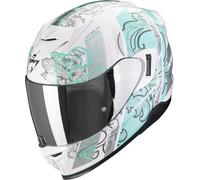 Scorpion Exo-520 Evo Air Fasta Casco, blanco-azul, tamaño 2XS para Hombres