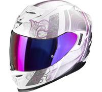 Scorpion EXO-520 Evo Air Fasta, casco integral S male Blanco/Lila