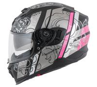 Scorpion Exo-520 Evo Air Fasta Mate/Negro/Plata/Rosa XL unisex