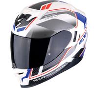 Scorpion EXO-520 Evo Air Lena, casco integral M male Blanco/Azul/Rojo/Gris