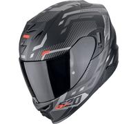 Scorpion EXO-520 Evo Air Ranka Casco, negro-gris-rojo, tamaño XS para Hombres